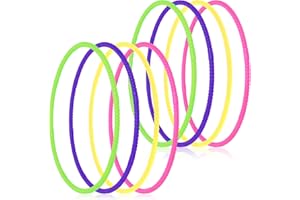 KYMQLYW Exercise Hoop Detachable Adjustable Hoop Playground Toys Colored Hoop Circles ，23inch