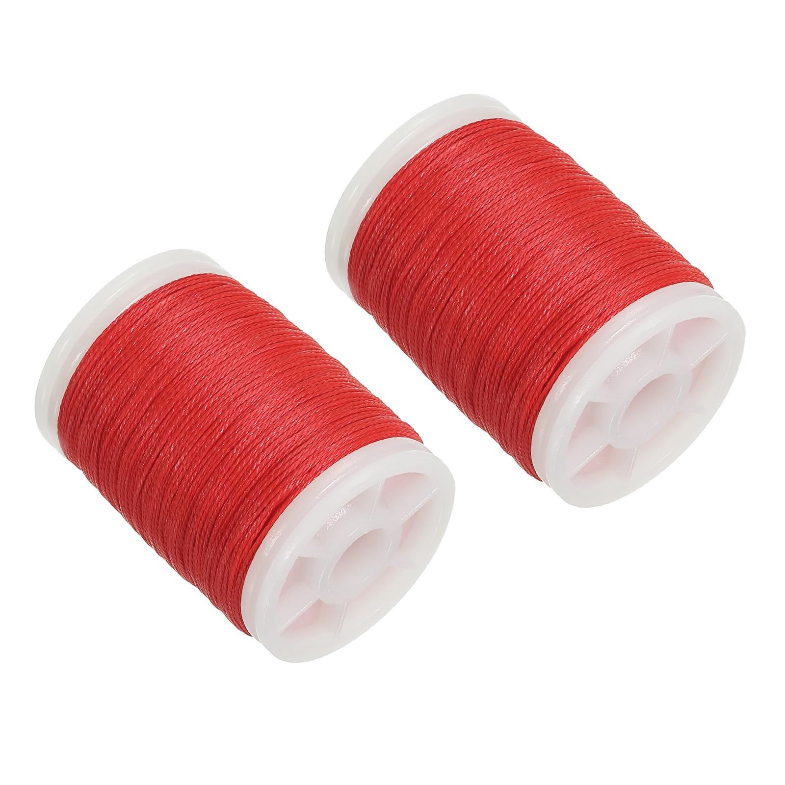 PATIKIL Archery Bow String Serving Thread 120 Yard/110M, 2 Pack 0.015" Dia Bowstring Thread for Tying Peep Sight Nock Compound Recurve Bow, Red