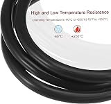 sourcing map Vacuum Silicone Tubing 6mm ID 12mm OD 3mm Wall 1.5m Black Engine view 4