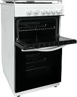 Igenix Statesman GTL50W Double Oven Gas Cooker 50cm White with Glass Lid view 3