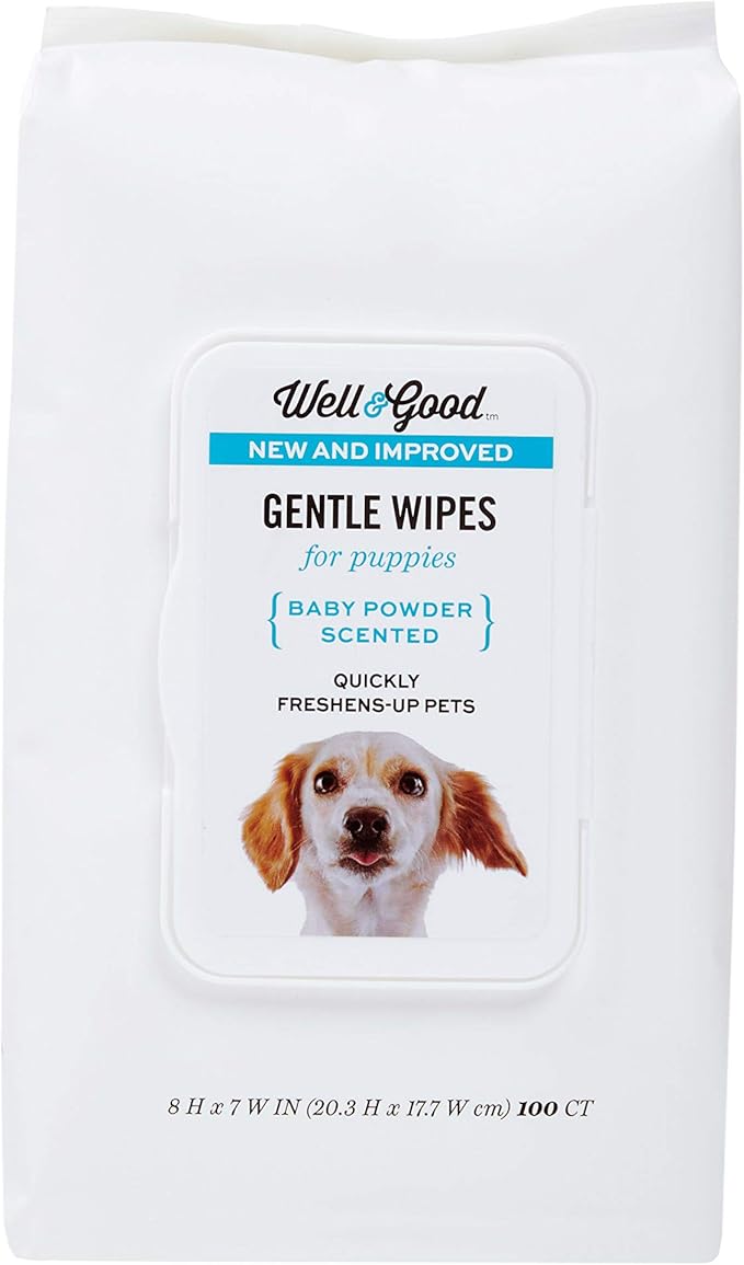 well & good hypoallergenic deodorizing dog wipes