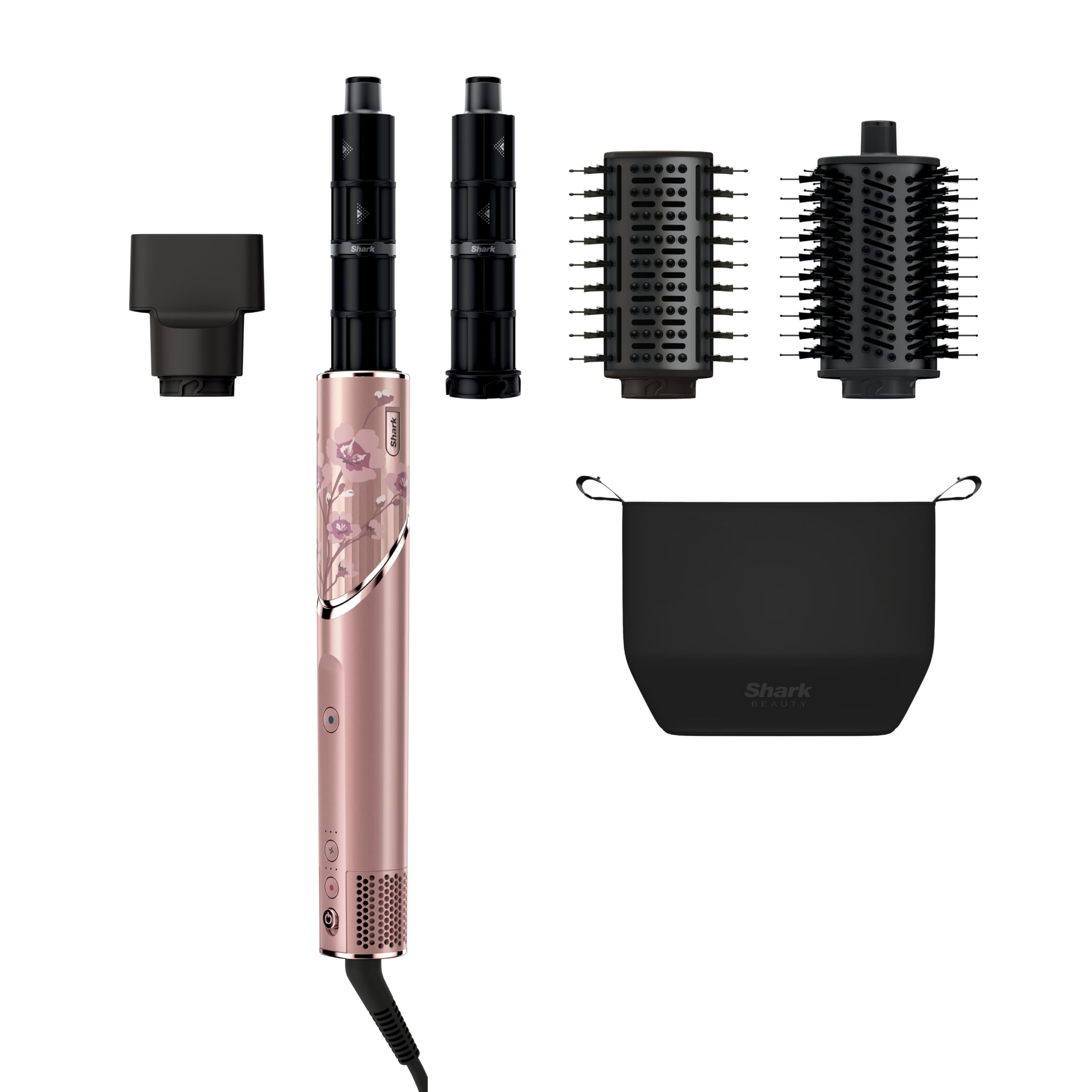 Photo 1 of Shark FlexStyle Air Styling & Drying System, Powerful Hair Dryer Brush & Multi-Styler with Auto-Wrap Curlers, Concentrator Attachment and Storage Bag, Blossom Bliss, HD432RS