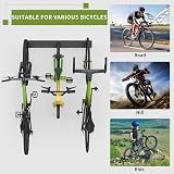 Housolution 48Inch Wall Bike Storage Rack 6 Bikes 5 Helmets Heavy Duty view 6
