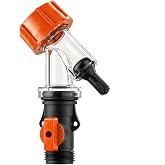 Water Heater Flush Kit, Sediment Cleaning Buster Orange | Sight Glass & Air Agitation Inlet for Electric or Gas Water Heater