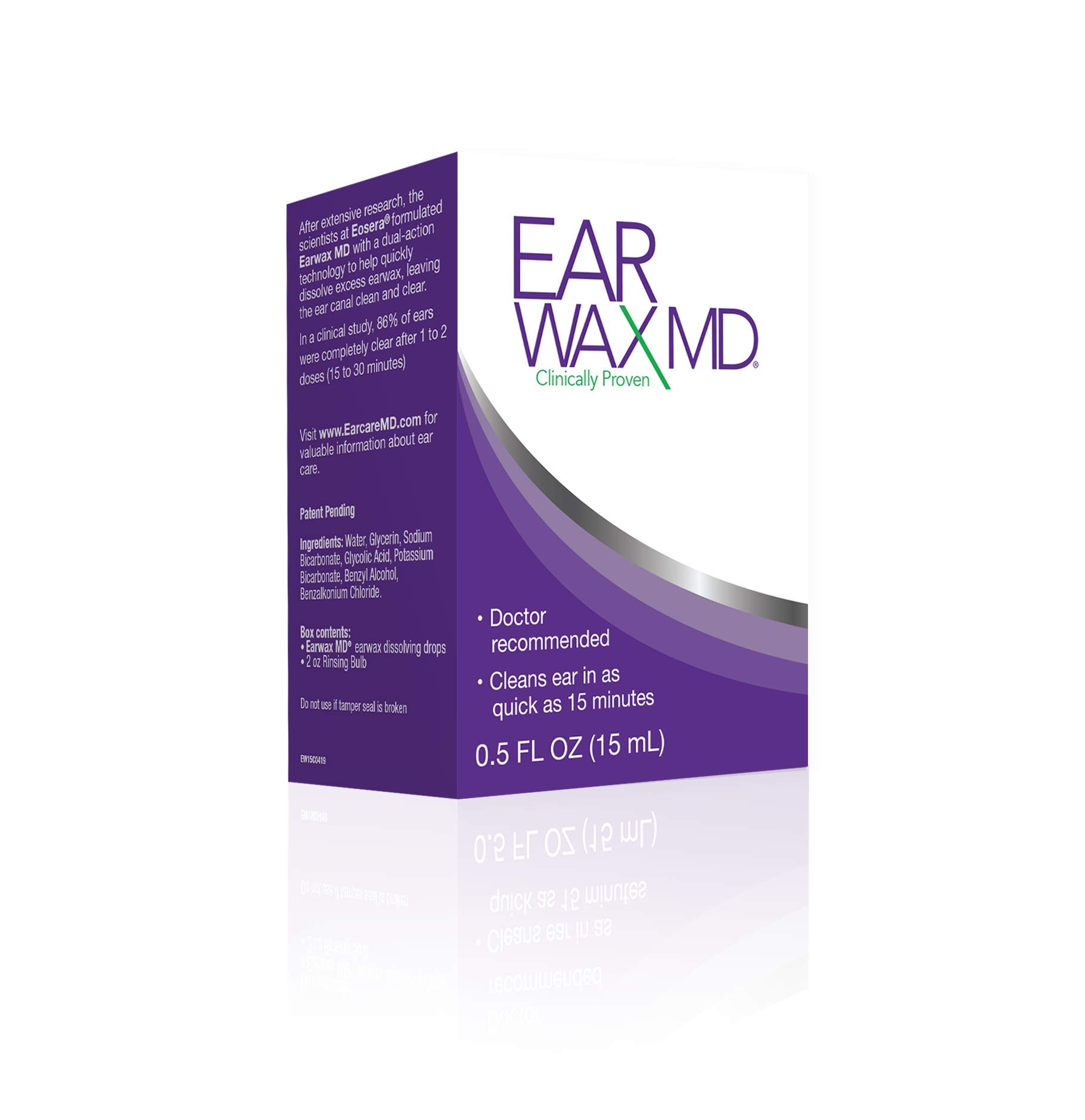 EARWAX MD KIT, Ear Wax Removal Kit and Ear Cleaning Tool, Includes Ear