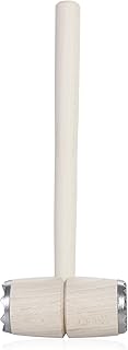 Wenco Fleischklopfer mit Metallkappen, Buchenholz/Metall, Holz, 541473