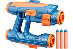 Marvel Studios' Guardians of The Galaxy Vol. 3 Nerf Star-Lord Quad Blaster, 3 Nerf Darts, Role Play Super Hero Toys, 5+
