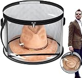 Ynnhik Hat Storage Box Foldable Transparent Organizer Scarves Gloves Zipper view 7
