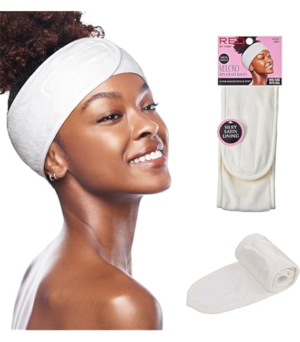 Amazon.com : Red by Kiss Spa Headband for Washing Face, Adjustable