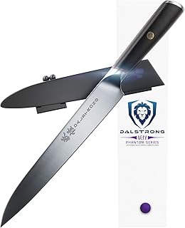 Dalstrong Premium Yanagiba Messer mit Klingenschutz - 24 cm - Phantom Series - Küchenmesser - aus Japanischem High-Carbon AUS8 Stahl