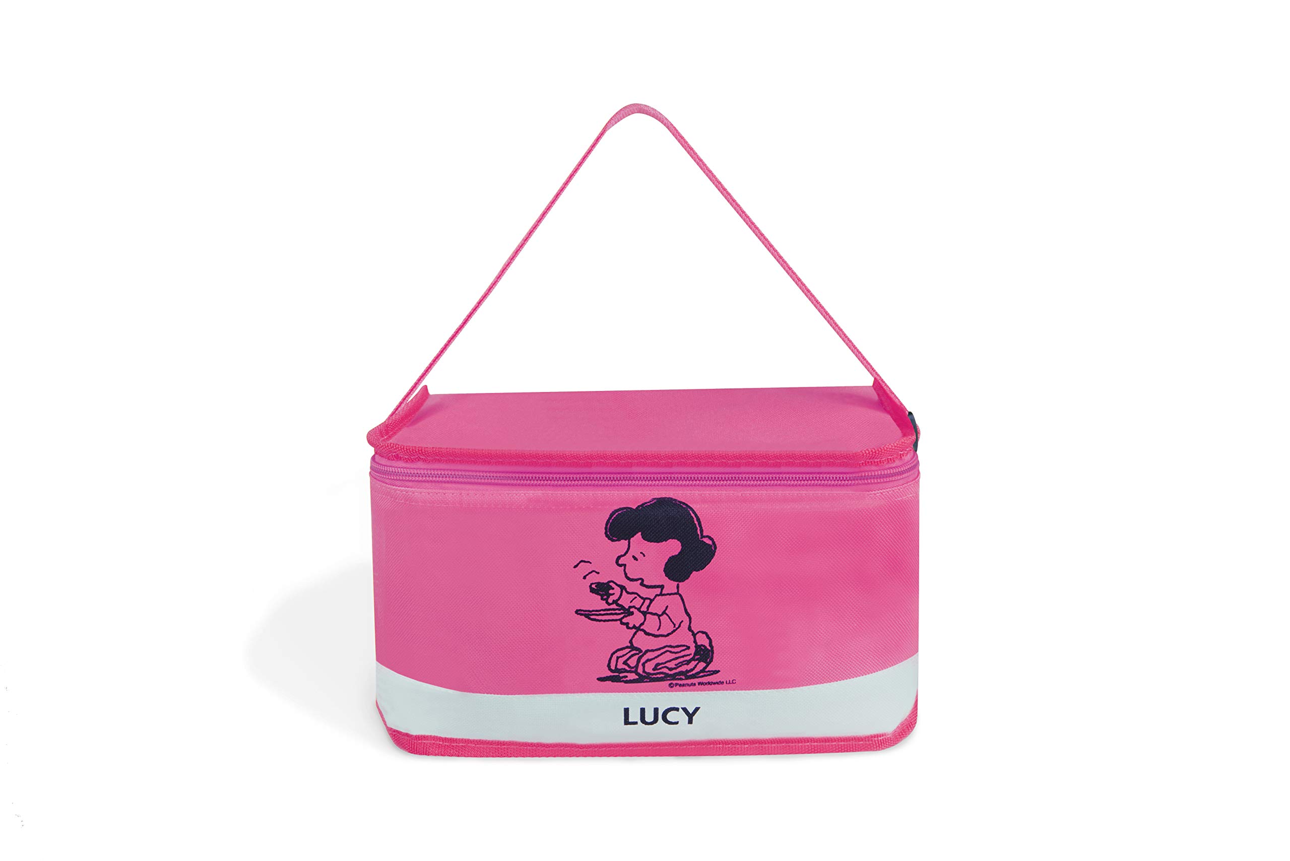Excelsa Lunch Bag, Polyester, Polyurethane, Fuchsia, 7 litres