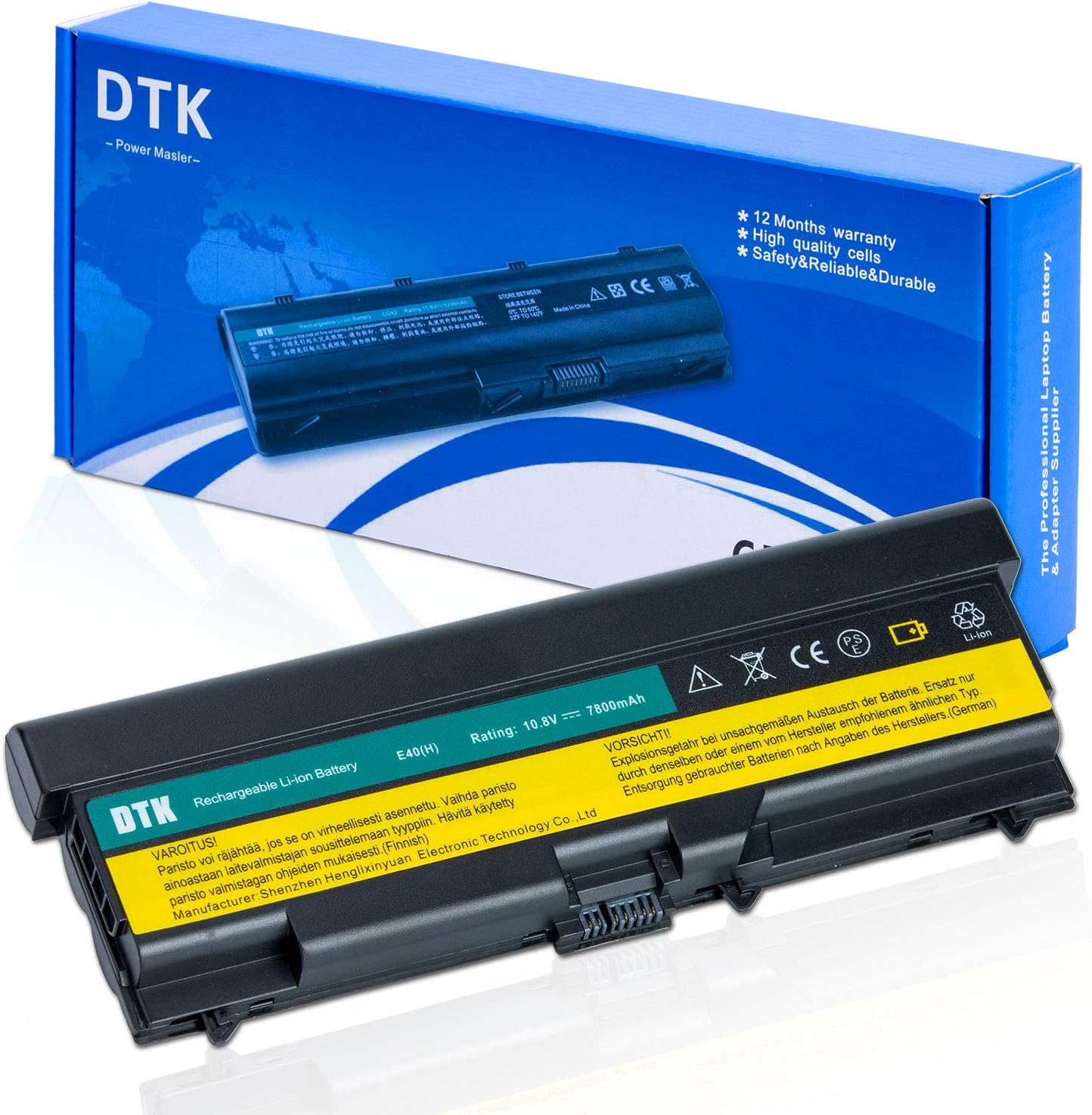 Amazon Com Dtk Extended Laptop Notebook Battery Replacement For Lenovo Ibm Thinkpad E40 E50 0578 E4 E425 E5 E525 L410 L412 L4 L421 L510 L512 L5 Sl410 Sl510 T410 T4 T510 T5 W510