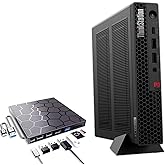 Lenovo ThinkCentre P3 Tiny AI Workstation Desktop, Intel Core Ultra 5 235 vPro, Intel Arc Graphics, 32GB DDR5, 1TB SSD, DP, HDMI, Wi-Fi 6, Windows 11 Pro, Astrol External DVD Drive