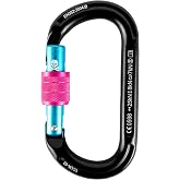 TRANGO Oval K - Symmetrical Screwlock Carabiner | Featuring a symmetrical oval shape with an easy-turn screwlock for balanced loading