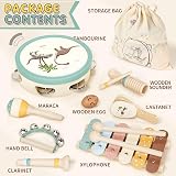 Lehoo Castle Wooden Musical Instruments Toy Set 9 Pieces Montessori view 7