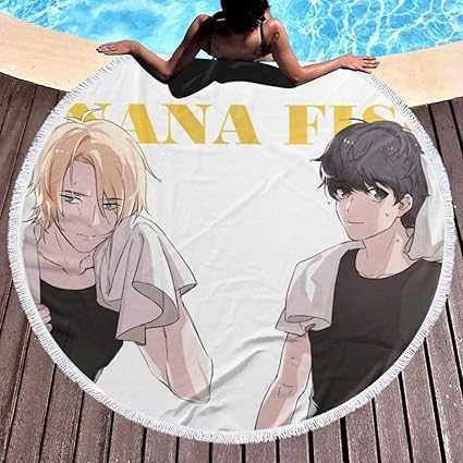 Amazon Com Almudena Banana Fish Ash Lynx Eiji Okumura Beach Towel Amazon Com Almudena Banana Fish Ash Lynx Eiji Okumura Beach Towel