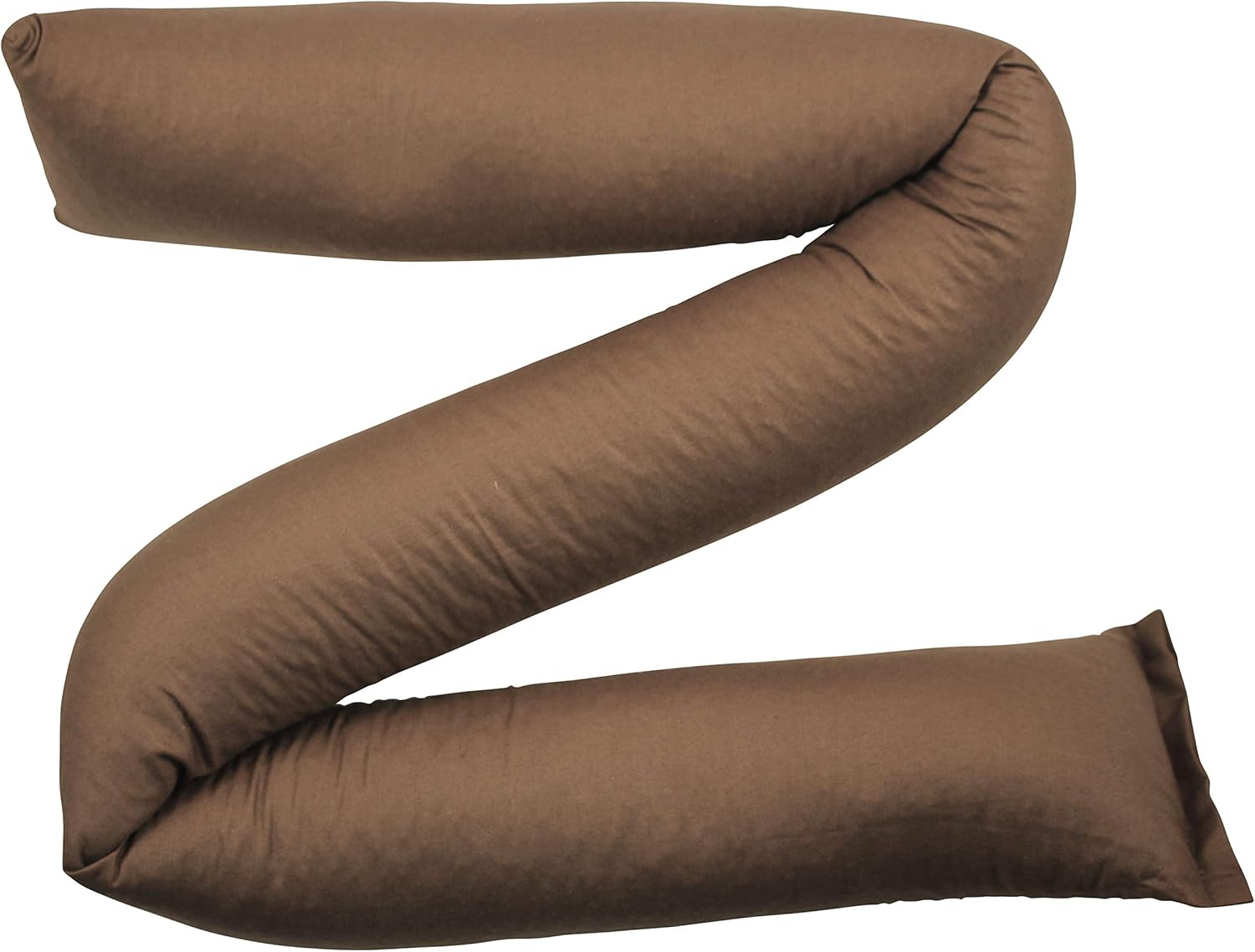 Draft Stoppers - Draft Stopper 2 inch Diameter for Windows/Doors Chocolate Brown Pick a Length (Fits a 24