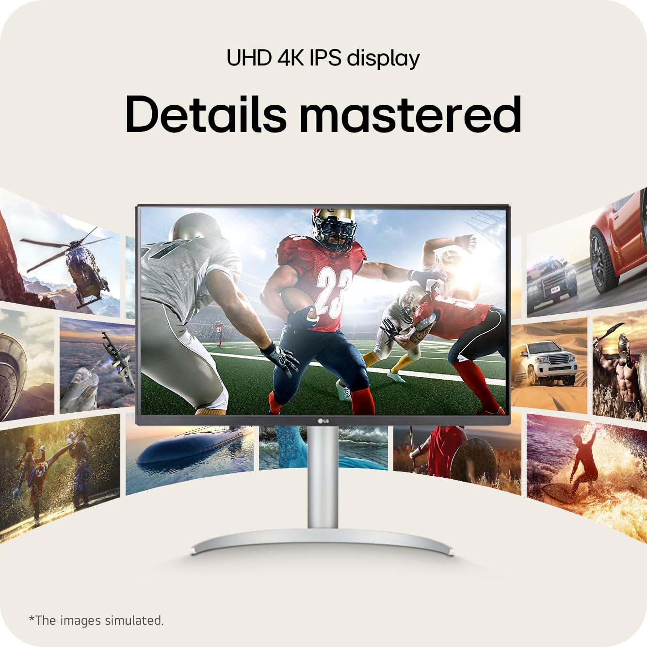 LG 27UP850K-W 27-inch Ultrafine 4K UHD (3840 x 2160) IPS Computer Monitor, 60Hz, 5ms, DisplayHDR 400, Built-in Speaker, HDMI, DisplayPort, USB Type-C 90W PD, Tilt/Height/Pivot Adjustable Stand, White