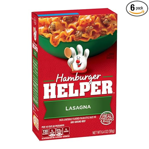 Hamburger Helper Lasagna 64 Ounce Boxes Pack Of 6 #vegan #ground #beef Hamburger Helper Lasagna 64 Ounce Boxes Pack Of 6