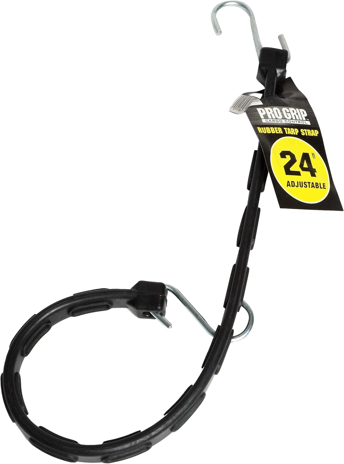 PROGRIP 712400 Natural Rubber Adjustable Tarp Strap with S Hooks 24