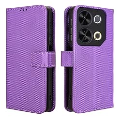 Elubugod Compatible with itel P65 4G Leather Case