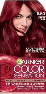 Garnier Color Sensation 6.60 Intense Ruby Red Permanent Hair Dye