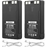 2 Pack 7000mAh LIT-22 Pro Battery for Spypoint Cellular Trail Cameras | For SPYPOINT Flex Series (M, S, S-Dark, G36, Flex-Plus), Rechargeable Lithium Battery Includes Type-C Cable