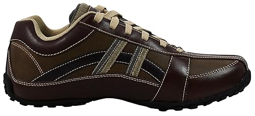 Skechers USA Men's Citywalk Malton Oxford Sneaker,Brown,11 M US in