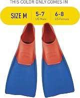 FINIS Long Floating Fins 37-39 EU Red Blue Brand New Size Color Coded view 2