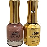 Onic Gel Polish Duo-194 Opening Night-pinkest brown shade It comes w/a LED Gel Polish & an Air Dry Nail Lacquer Matching Duo Set. Toxic Free & Healthy Products