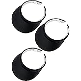 3 Pack Sports Sun Visor Hat Women Men Adjustable Clip On Visors Outdoor Golf Beach Cap
