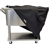Cooler Cart Cover - Universal Fit For Most 80 QT Rolling Cooler (Patio Cooler On Wheels, Beverage Cart, Rolling Ice Chest, Pa