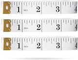 Realm Double Sided Tape Measure 150cm 60in Inches CM Soft Tape Markings view 5