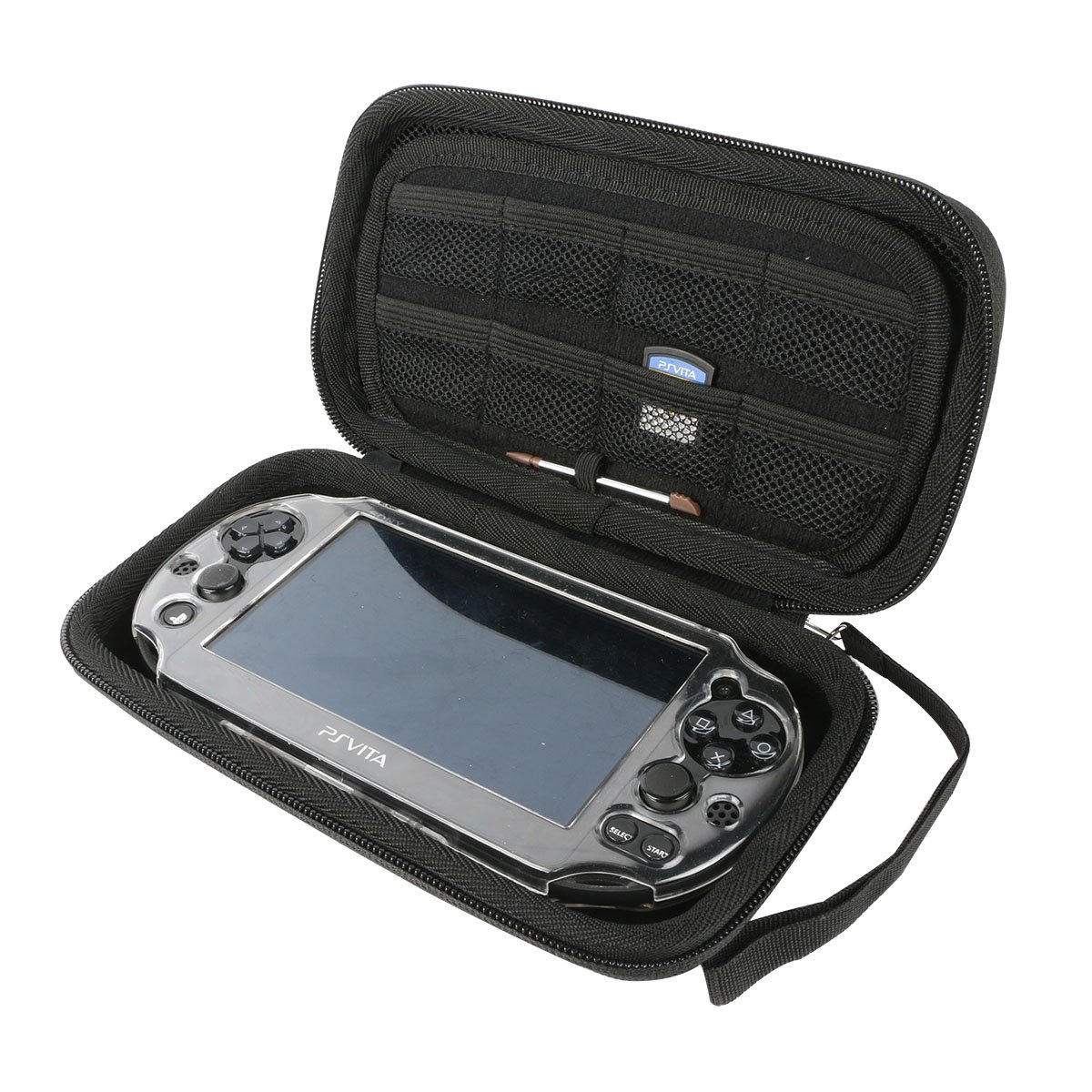 khanka Hard Case for Sony PlayStation VR 2(Black)+Hard Case for Sony Psvita PS Vita 1000 and PSVita Slim (PSV 2000)/PSP PlayStation 3000 Video Console