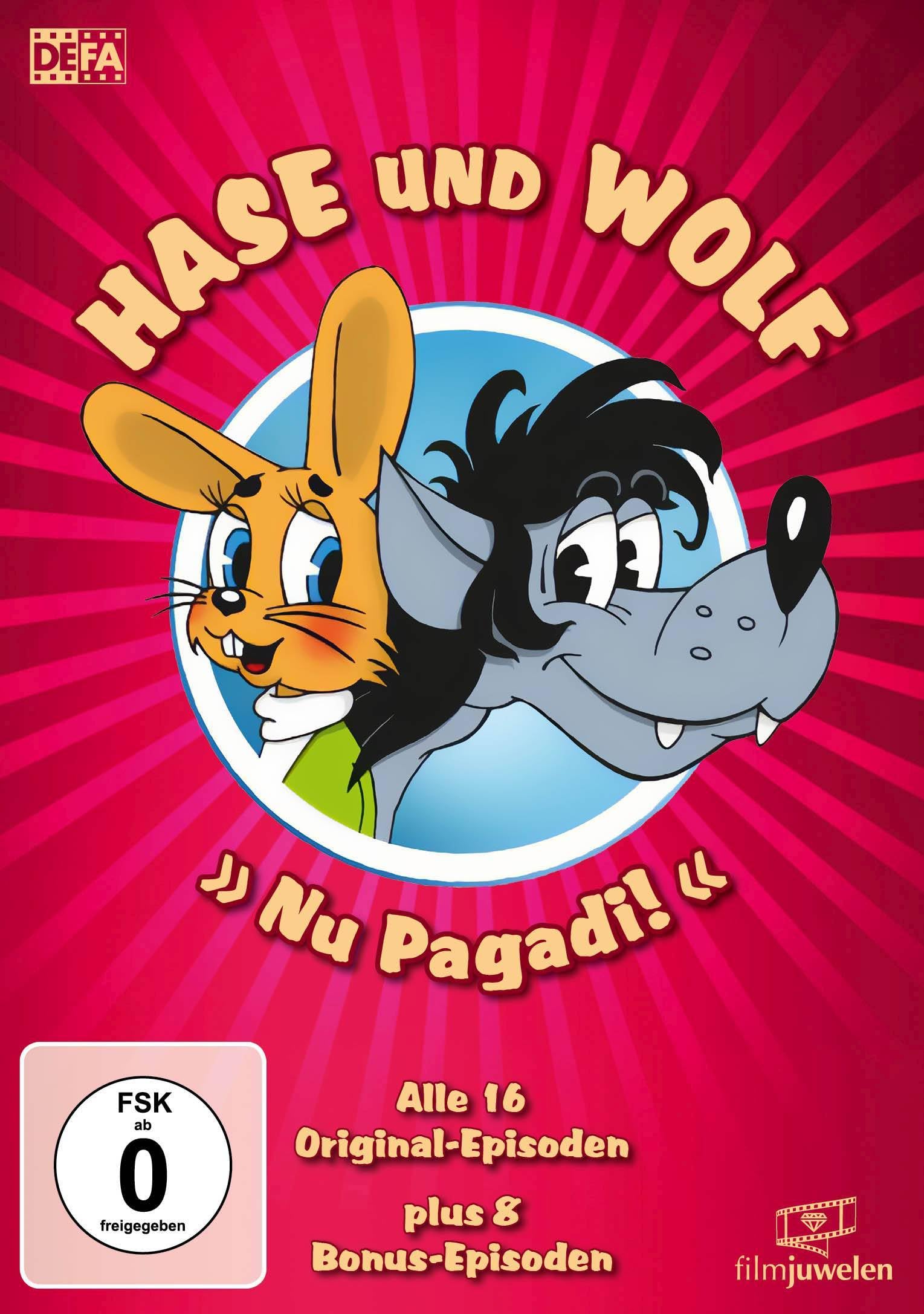 Hase und Wolf - Alle 16 Original-Episoden - plus 8 Bonus-Episoden (Nu Pagadi! / Na warte!) (DEFA Filmjuwelen) (2 DVDs) [2 DVDs]