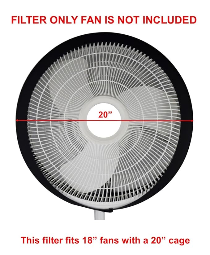 PollenTec fan filter fits most 18" Circular fans PollenTec