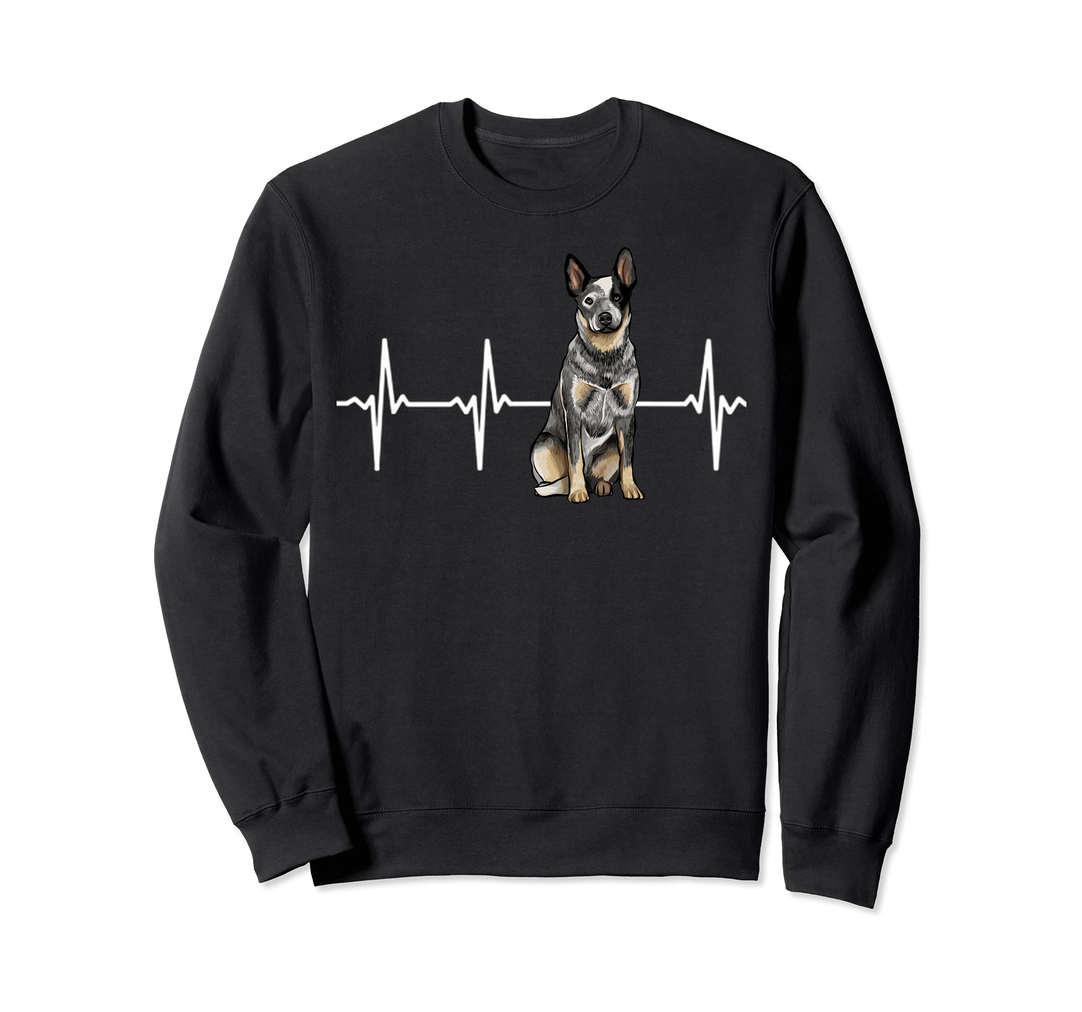 Australian Cattle Dog Heartbeat Dog Lover Sweatshirt