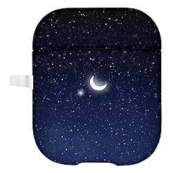 Moon Compatible with AirPods Case Protective Hard
