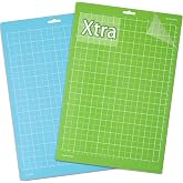 LOPASA Cutting Mat Compatible with Cricut Joy Xtra(Light &amp; Standard) | 2 Sheets|8.5x12 Standard Grip &amp; Light Grip Adhesive Cutting Mats|Joy Extra Accessories and Supplies