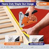 HS Super 3-in-1 Heavy Duty Staple Gun with Remover and 2250 Staples view 8