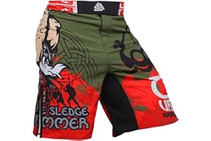 Hardcore Training Fight Shorts Men's Boxing MMA Combat BJJ Grappling Fitness Muay Thai Kickboxing No Gi