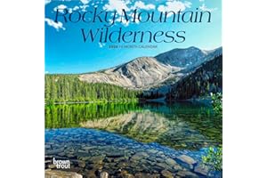 Rocky Mountain Wilderness | 2026 7 x 14 Inch (Hanging) Monthly Mini Wall Calendar | BrownTrout | USA United States of America