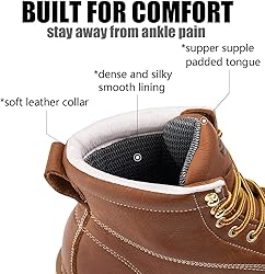 SUREWAY 6 in Mens Soft Toe Work Boots for Men-Full