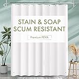 AmazerBath Shower Curtain Liner, 72x72 Plastic