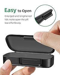 PULIV Pill Organizer with Large Capacity, Dual