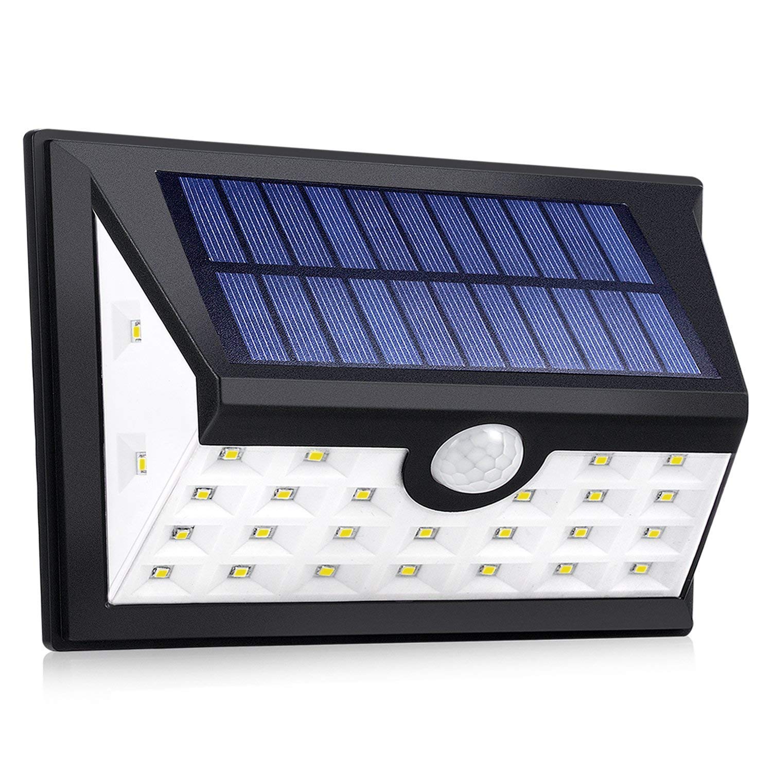 Outdoor Solar Powered Spotlight - Dolucky 24 LED 2 Mode Waterproof Solar Landscape Light with 360°Rotatable Dual Head for Garden Patio Pathway Driveway