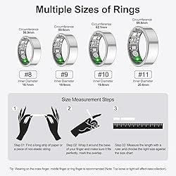 Temdan Smart Ring (2025 Upgraded), Wearable Fitness
