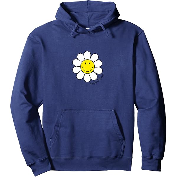 Amazon.com: Smiley Originals Happy Face Daisy Flower Sweatshirt