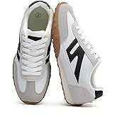 Foiola Womens Sneakers Comfortable Lace up Tennis Shoes Casual Business Walking Shoes Slip on Women's Fashion Sneakers