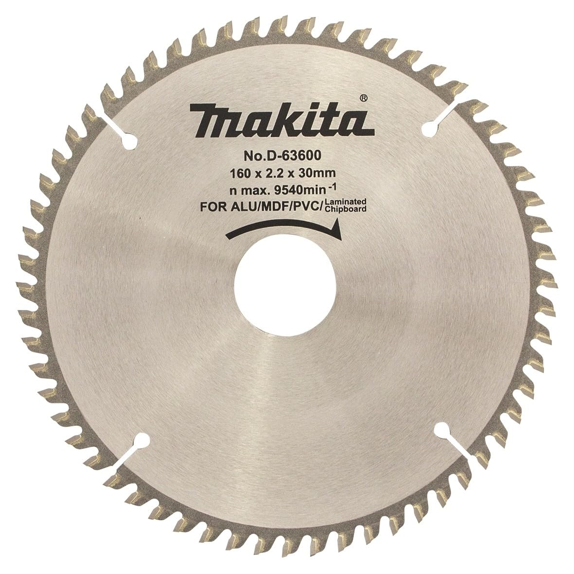 Makita D-65567 TCT Multi-Purpose Saw Blade 160mm x 60T